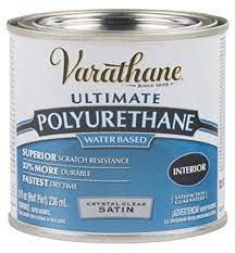They appear milky in the can, but go on clear and remain clear. Varathane 200261h Water Based Ultimate Polyurethane Half Pint Satin Finish Buy Online At Best Price In Uae Amazon Ae