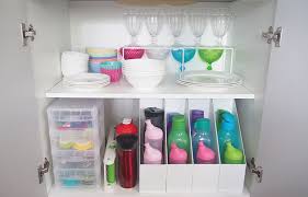 how to organise kitchen cabinets the