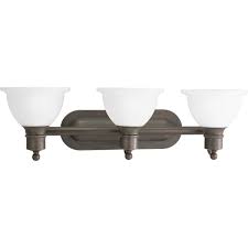 Shop Progress Lighting Bronze Madison 3 Light Bath Light Overstock 9349538