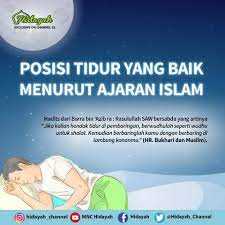 Meski demikian, islam tidak melarang tidur siang secara mutlak. Muslim Tv En Twitter Sahabat Muslim Terdapat Posisi Tidur Yang Baik Menurut Ajaran Islam Berikut Ini Hadist Yang Menjelaskan Posisi Tidur Yang Baik Menurut Ajaran Islam Dan Beberapa Penjelasan Memgapa Posisi Ini