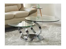 Le type de métal et la manière dont il est travaillé va déterminer l'aspect fonctionnel d'une table basse en verre ne doit pas être négligé. Table Basse Avec Plateaux Pivotants Joline Verre Trempe