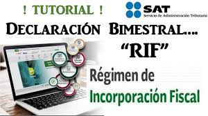 ¿quiénes deben realizar la declaración anual? Declaracion Bimestral Rif Sat 2020 Mis Cuentas Actualizado Youtube