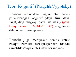 Kita akan belajar mulai dari huruf, angka, warna sampai mengenal. Teori Teori Bermain Perkembangan Bermain Ppt Download