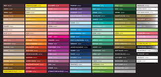 Fw Acrylic Ink Color Chart Floquil Paints Chart Enamel Paint