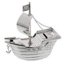 Check out our baptism gifts for boys including stuffed animals, personalized blanket, and other sweet christening gifts for your godson or any little boys. Baby Silver Plated Pirate Ship Money Box Baby Boy Christening Baptism Gift Juliana Christening Gifts