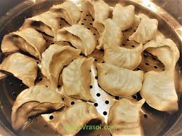 Dim sum is a chinese meal of small dishes, shared with hot tea, usually around brunch time. Vrasoi Recipe Vegetable Momos Healthy Wonton Dim Sum Whole Wheat