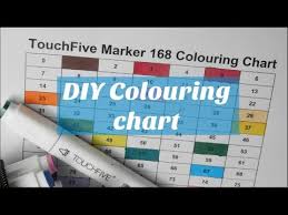 Touchfive Markers 168 Coloring Chart Free Printable Sheet