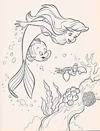 Walt Disney Characters Photo Walt Disney Coloring Pages Princess Ariel Flounder Sebastian Ariel Coloring Pages Mermaid Coloring Pages Cartoon Coloring Pages