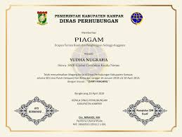 Unduh atau download contoh format piagam penghargaan untuk kejuaraan lomba maupun kegiatan osis, juara kelas pramuka, olahraga futsal maupun dalam bentuk kosong, tinggal edit isi sesuai dengan yang diperlukan dalam format doc ms word office. Contoh Sertifikat Praktek Kerja Industri Prakerin Terbaru N A P A