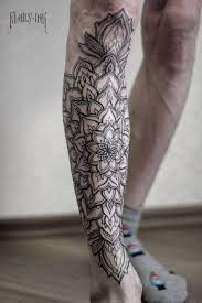 Mandala Tattoo On Shin Linework Mandalatatoo Mandala Shintattoo Leg Tattoos Shin Tattoo Tattoos