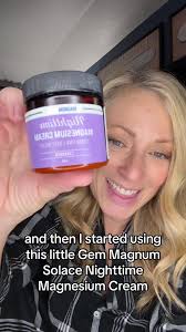 Magnum Solace Nighttime Magnesium Cream…Calm yourself to sleep. #magnesium  #magnumsolace #sleep #calm #calming #soothing #lavender #nightroutine  #selfcare #selfcareroutine