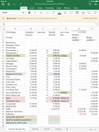 A Survival Budget Spreadsheet Toughnickel