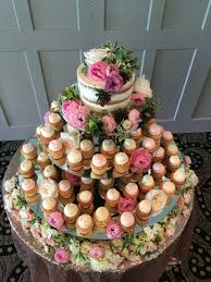 Super Cute Cupcake Wedding Cake Tower Cupcake Tower Wedding Wedding Cupcake Table Wedding Cakes With Cupcakes