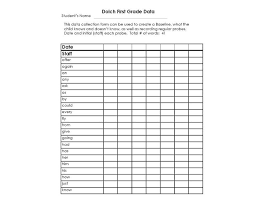 dolch grade levels free printable checklists