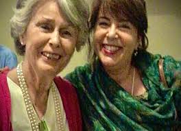 Lallá Barretto with Lucy Pringle, Agroglyphs specialist.