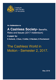 Https Www Actuaries Org Uk Documents Cashless Society World Motion 2017 Addendum