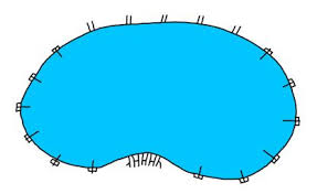 Replaced 10 year old worn out dis colored vinyl liner with 28 mm new for our 30 year old kidney shaped pool with paradise bottom. Above Ground Pool Kidney Shaped Liners Direct Pool Supplies
