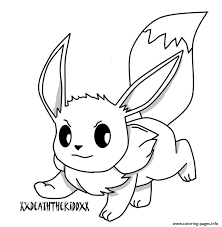 Show your kids a fun way to learn the abcs with alphabet printables they can color. Eevee High Quality Coloring Pages Printable