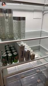 The tour began with a peek inside the pantry that started the furore, which featured one shelf all the way round lined with ingredients in glass jars as she has removed plastic from her house, and a frozen yoghurt machine. Kim Kardashian Shows Eco Friendly Fridge Amid Backlash