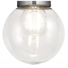 Shop wayfair for all the best globe ceiling lights. Ip65 Ceiling Pendant Chrome Globe Shade Lighting Company Uk