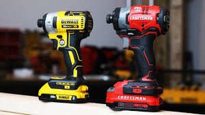 Cordless drill/driver with brushless motor produces 350 unit watts out for completing a variety of heavy jobsite applications. Dewalt Vs Craftsman 20v Why I Wouldn T Touch Craftsman Power Tools Cook And Brown