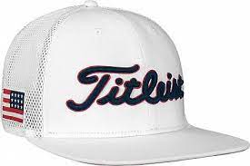 Titleist Usa Flag Tour Flat Bill Snapback Mesh Adjustable Golf Hats Golf Hats Golf Hats