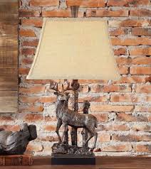 We feature shadow mountain lamps, duck decoy lamps, fishing lamps, rustic table lamps, lodge table lamps, cabin table lamps, canoe lamps and much more. Rustic Deer Table Lamp Stag Elk Moose Hunting Rustic Cabin Lodge Decor Lamps Alfarben Home Garden