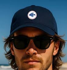 Blue Reef Fish Organic Cotton Hat: Ethical Friendly Gift for the Beach  Lover