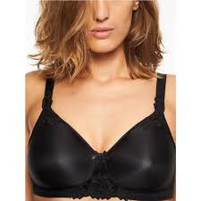 Invisibilité parfaite quelques soient les tenues portées. Soutien Gorge Grand Maintien Sans Armatures Noir Chantelle Hedona Lemon Curve