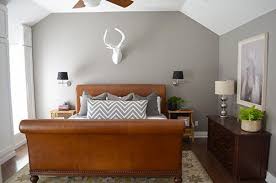 The Happy Homebodies Favorite Craigslist Purchase Ever Master Bedroom Inspiration Brown Leather Bed Home