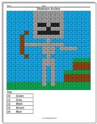 Image not available for color: Minecraft Color By Number By Coloring Squared Tpt