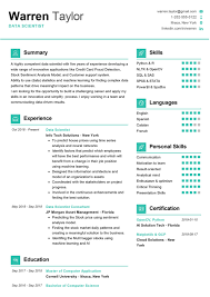 This post is a guide to the popular file formats used in open source frameworks for machine learning in python, including… Data Scientist Resume Sample Cv Sample 2020 Resumekraft