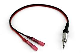 To make this distinction, plug in a male mono plug into your female jack. Bob S Cb Tgt 1 18ga Speaker Extension 3 5mm Mono Plug Butt Connectors 12in Long 18 Awg Red Black Paired Speaker Wire Connectors