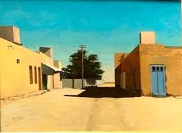 عمل الفنان القدير محمود الرضوان painting art outdoor