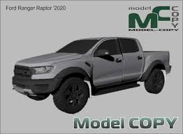 Ford Ranger Raptor 2020 3d Model Model Copy In 2020 Ford Ranger Ford Ranger Raptor Ranger