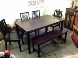 Crafted from solid oak and oak veneers, the cotswold highlights the natural beauty of the wood through the grain creating a traditional style with a clean and simple design. Better Homes Gardens Bankston Expandable Dining Table With Leaf Mocha Finish Walmart Com Walmart Com