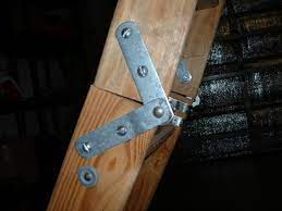These openings not only allow mechanical and electrical contractors to. Attic Ladder Needs New Hinge Or Reinforcement Of Some Kind Doityourself Com Community Forums