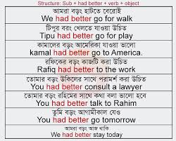 I wish i had better one, but i don't. Sentence Making Using Had Better