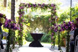 Wedding Ceremony Purple My Bride Story Weddings Events Project Wedding Wedding Ceremony Flowers Garden Wedding Ceremony Decorations Purple Wedding Theme