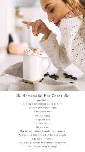 Hot Cocoa Homemade Hot Cocoa Hot Cocoa Recipe Hot Cocoa