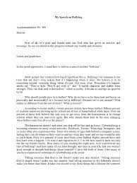 Pidato Bahasa Inggris Bullying Problem Behavior