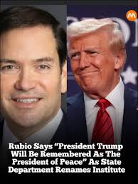 The Trump administration has renamed the US Institute of Peace after Donald  Trump and planted the president's name