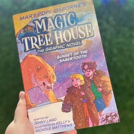 Spin into a new adventure with the Magic Treehouse! 📖 🌳 🏠 🦁 📚 #magictreehousebooks #graphicnovel #middlegradebooks #foxbookadventures