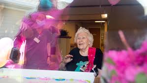 Zazzle ideas is a great place to start. Covid 19 Woman S 90th Birthday Celebrated Through Nursing Home Window