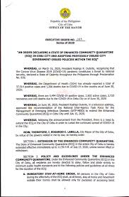 We are (not) on a break: Edgar Labella I Have Issued Executive Order No 083 Facebook