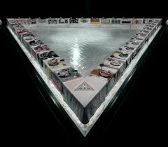 The most famous dinner parties were thrown by emperors who created elaborate menus with live entertainment. Brooklyn Museum The Dinner Party By Judy Chicago