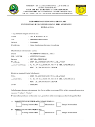 Begini cara kepala sekolah terbaik memimpin perubahan di sekolah. Sim 2017 Surat Rekomendasi Pengawas