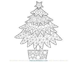 You don't have to drive far to get a christmas tree, but you can if you want to. Free Printable Christmas Tree Coloring Page Free Coloring Daily