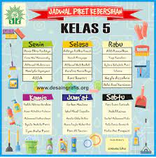Wohnträume werden wahr bei bilderwelten.de. Desain Jadwal Piket Kebersihan Kelas Cdr Tema Kelas Jadwal Pembersihan Ide Ruang Kelas