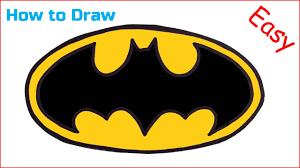 We will create the symbol by using various techniques with the pen. How To Draw Batman Logo Step By Step Batman Logo Batman Symbol Drawing Easy Youtube